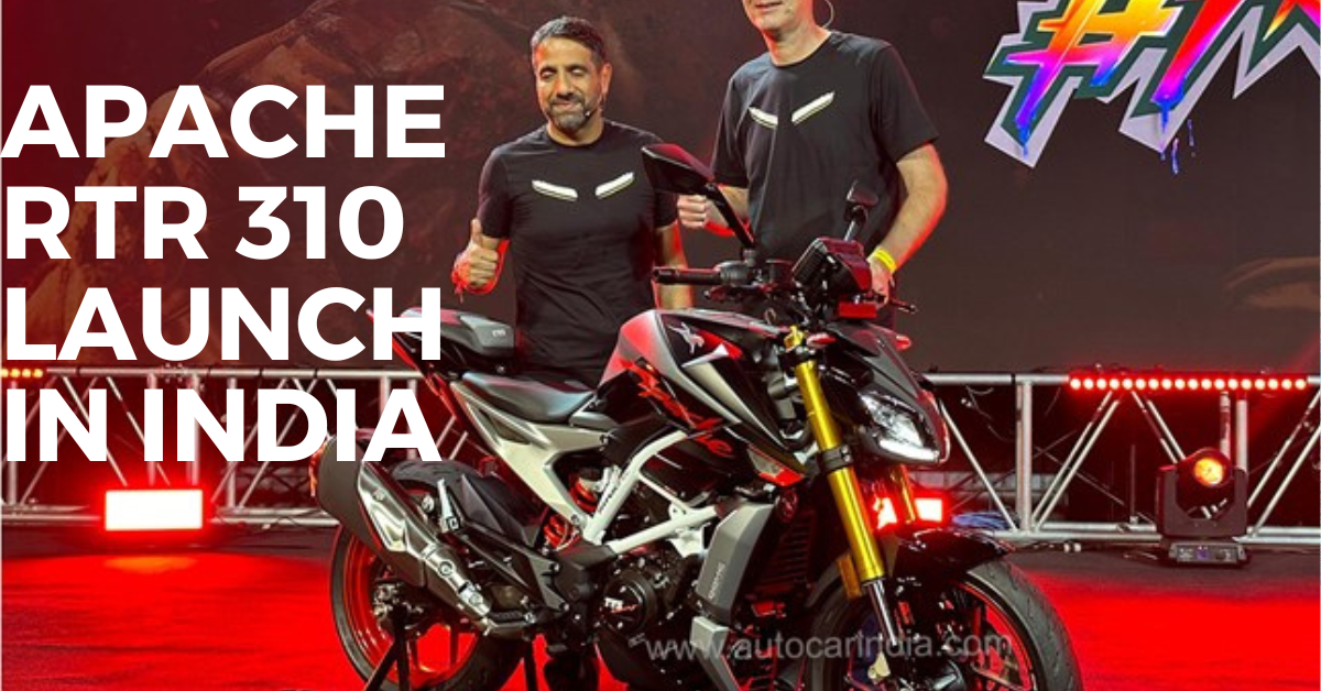 Apache RTR 310 Launch in india